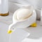 Cute Duck Shaped Self Draining Soap Rack For Shower Bathroom Creative Soap Tray For Tub Sink 2