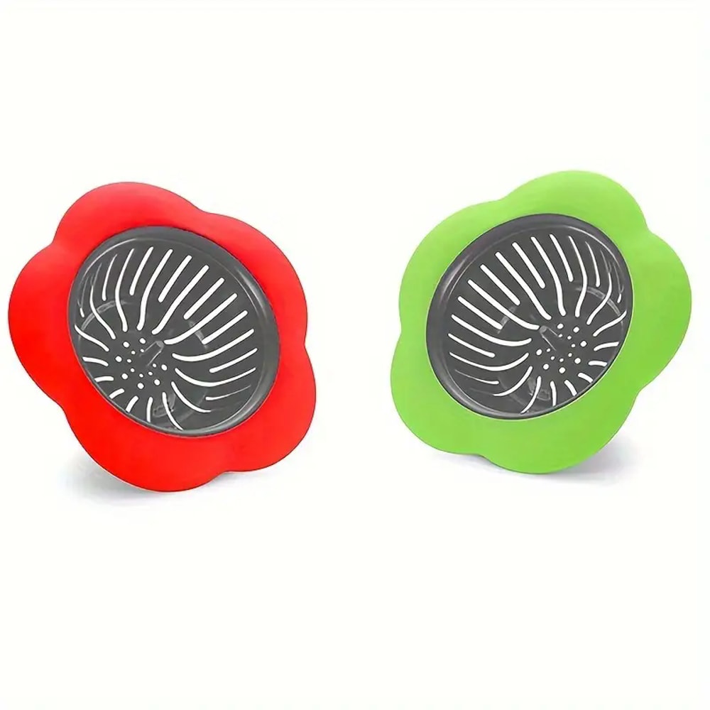 Silicone Kitchen Sink Strainer Anti Clog Drain Filter for Diameter Drains Prevents Clogs and Blockages