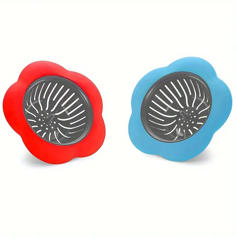 Silicone Kitchen Sink Strainer Anti Clog Drain Filter for Diameter Drains Prevents Clogs and Blockages