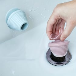 silicone anti odor drain plug for bathtubs and sinks