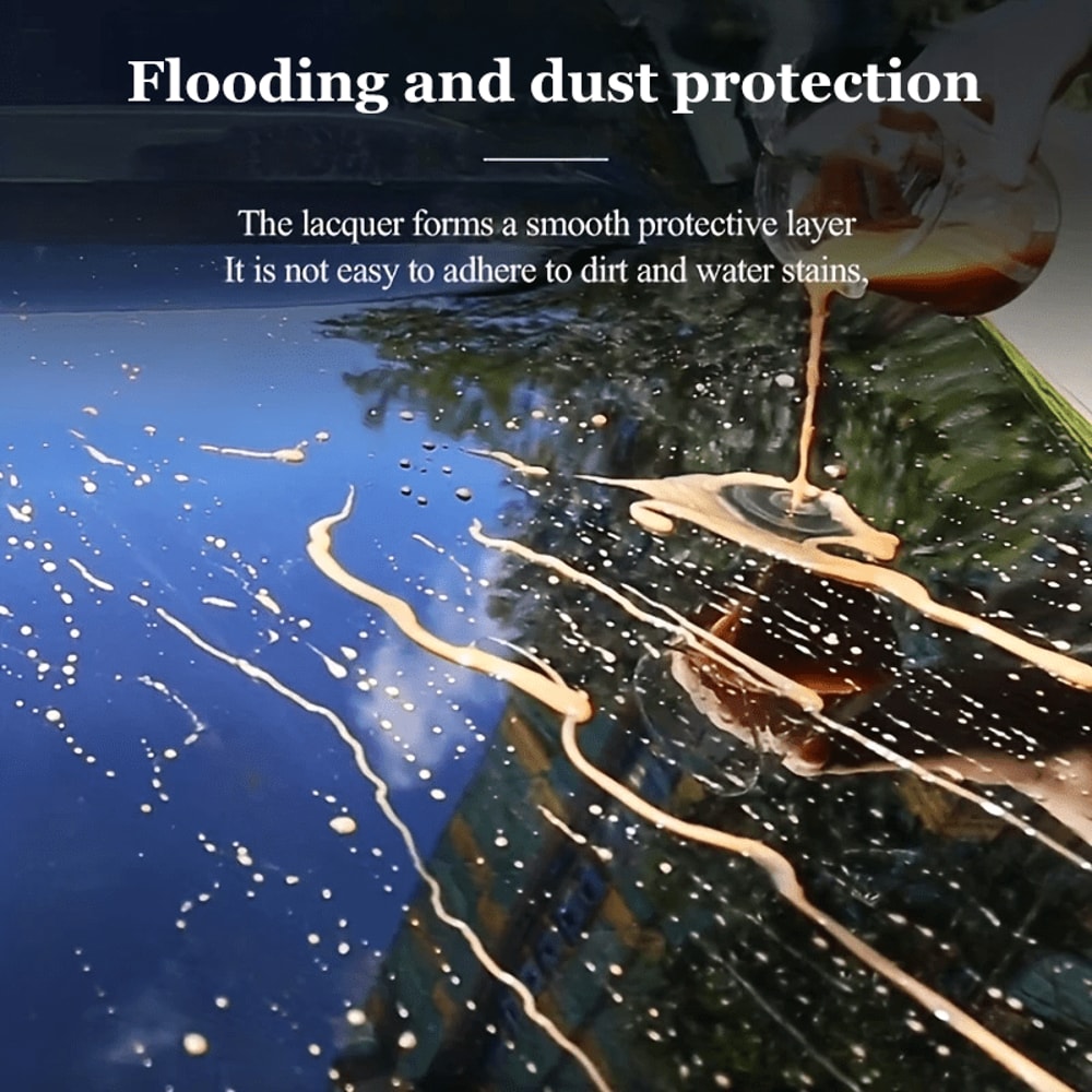 Ceramic Car Wax Scratch Repair Polish For Hydrophobic Shine 5