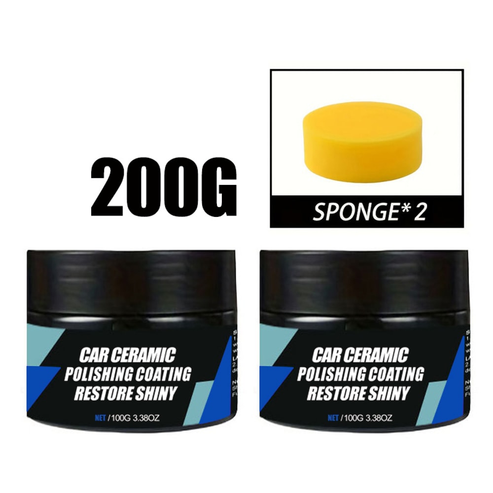 Ceramic Car Wax Scratch Repair Polish For Hydrophobic Shine 8