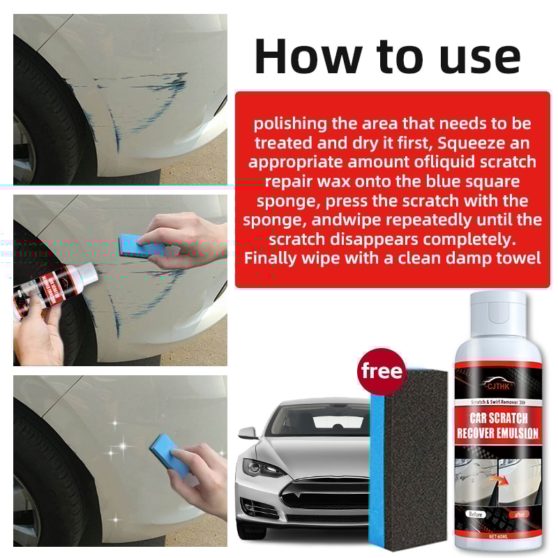 RayHong Car Scratch Remover for Vehicles with Swirl Repair Polish