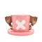 One Piece Hat Shaped Ceramic Mug with Saucer for Anime Fans
