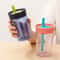 Mini Portable Straw Cup Cute Reusable Coffee Cup For Daily Sips 0