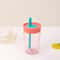 Mini Portable Straw Cup Cute Reusable Coffee Cup For Daily Sips 7