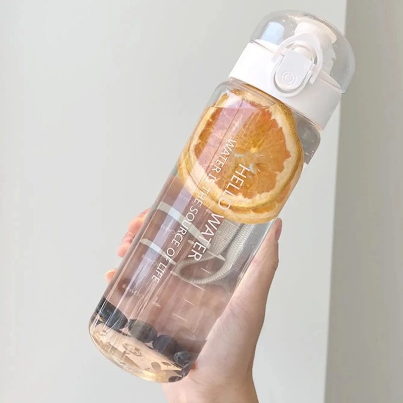 Sports Water Bottle With Straw Handle Large Capacity Gym Water Bottle 3