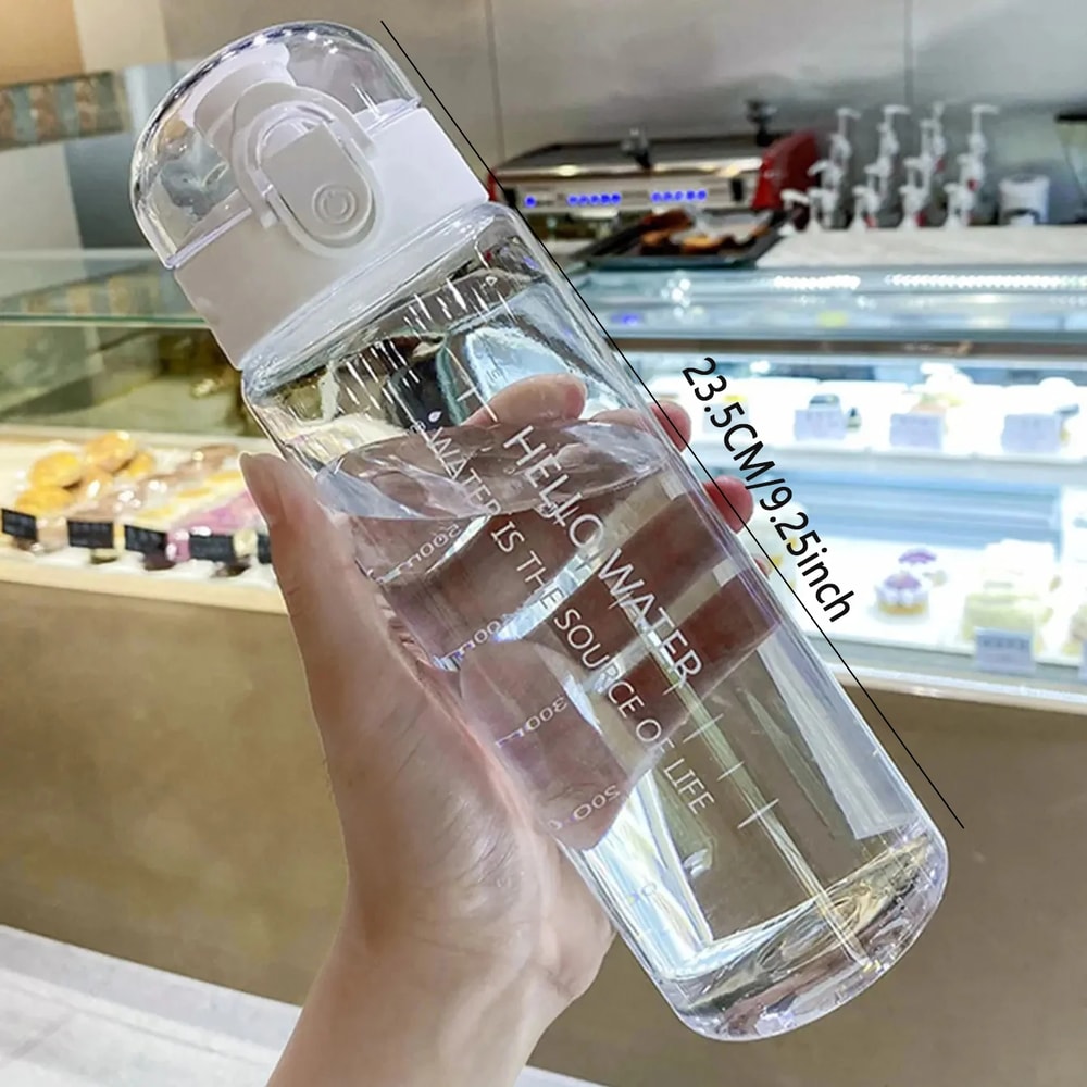 Sports Water Bottle With Straw Handle Large Capacity Gym Water Bottle 4