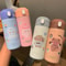 Cute Cartoon Stainless Steel Water Bottle Insulated Straw Tumbler for Girls