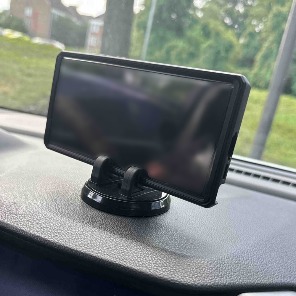 Rotatable Car Phone Holder Dashboard Phone Mount With Adhesive Base 1