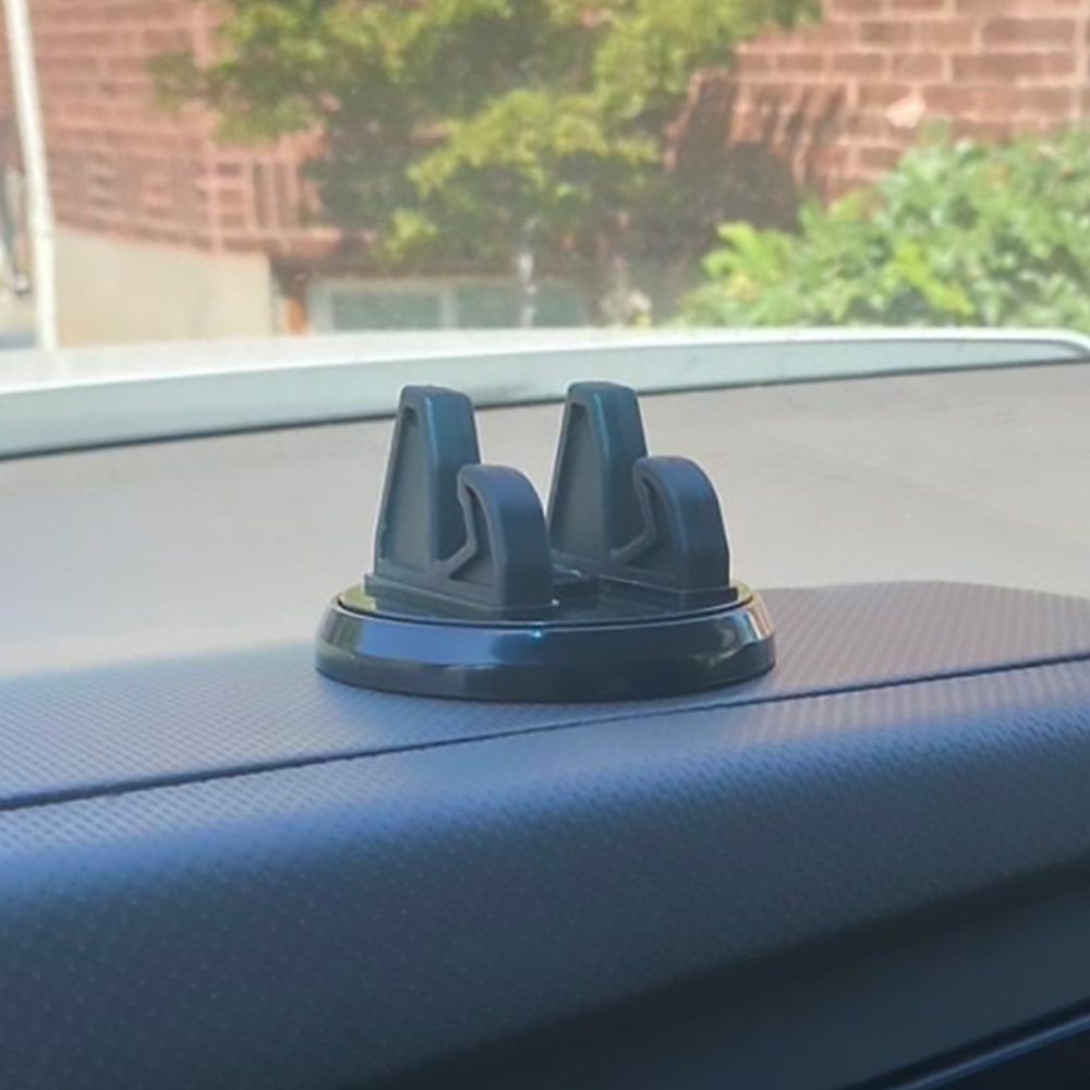 Rotatable Car Phone Holder Dashboard Phone Mount With Adhesive Base 4