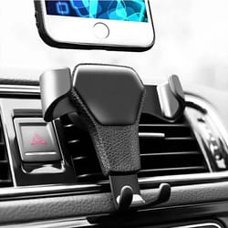 universal gravity car vent phone holder with auto lock