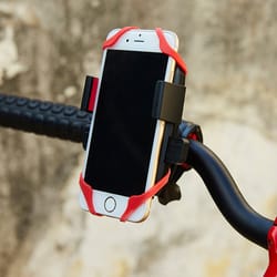 auto lock motorcycle phone mount for bike handlebar rotating bike phone holder
