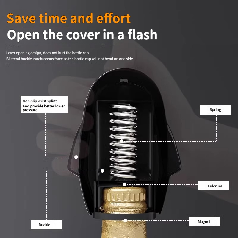 Penguin Wine Opener Magnetic Stainless Steel Beer Bottle Opener