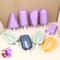 Silicone Popsicle Mold Set Multi-Shape Ice Cream Maker for Homemade Frozen Treats