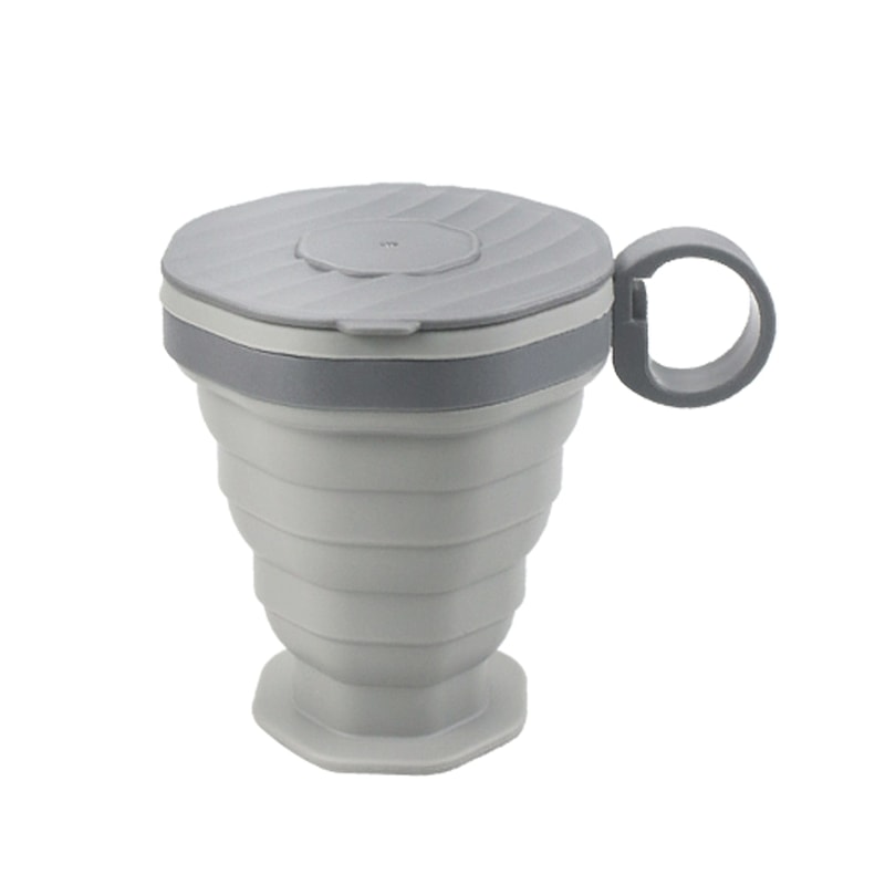 Collapsible Travel Cup With Lid Portable Folding Coffee And Mouthwash Cup 6