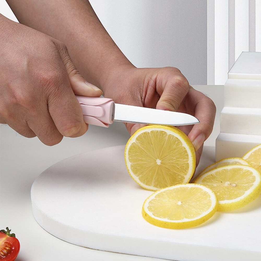 Folding Vegetable Peeler And Fruit Peeler Knife Stainless Steel Portable Kitchen Tool 1