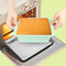 Easy Release Silicone Cake Pan Square Baking Pan for Cakes Brownies and DIY Desserts