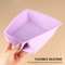 Easy Release Silicone Cake Pan Square Baking Pan for Cakes Brownies and DIY Desserts