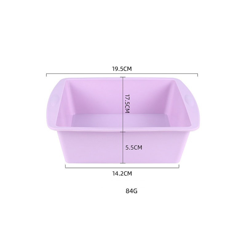 Easy Release Silicone Cake Pan Square Baking Pan for Cakes Brownies and DIY Desserts