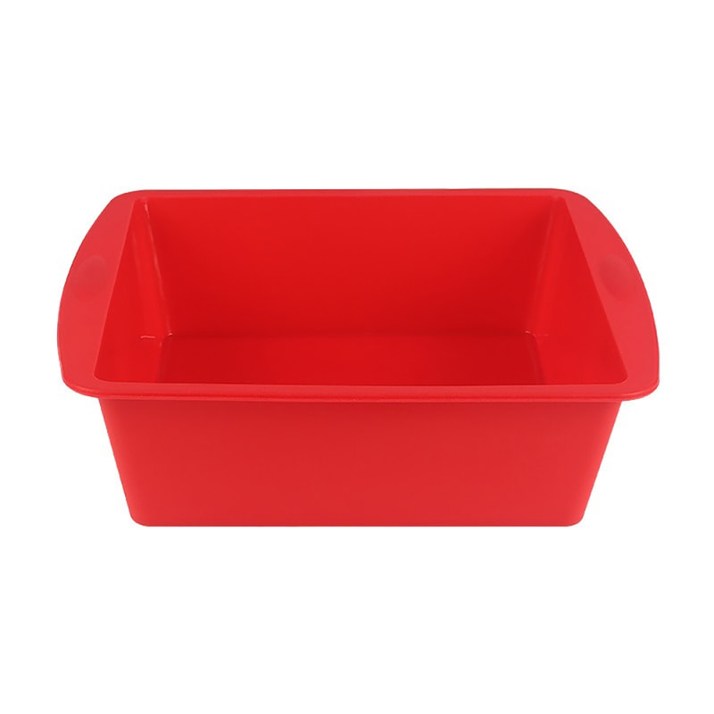 Easy Release Silicone Cake Pan Square Baking Pan for Cakes Brownies and DIY Desserts