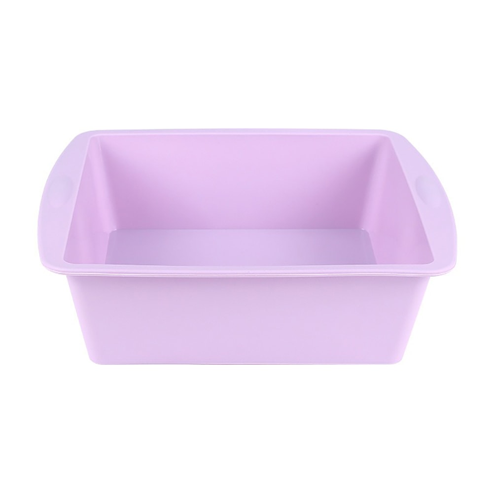 Easy Release Silicone Cake Pan Square Baking Pan for Cakes Brownies and DIY Desserts
