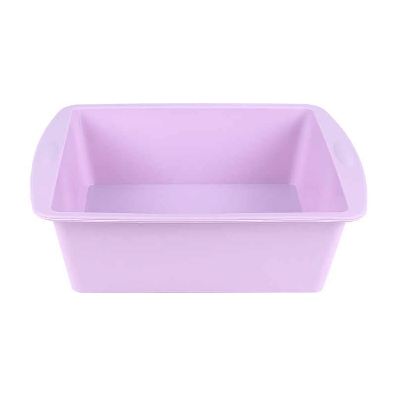 Easy Release Silicone Cake Pan Square Baking Pan for Cakes Brownies and DIY Desserts
