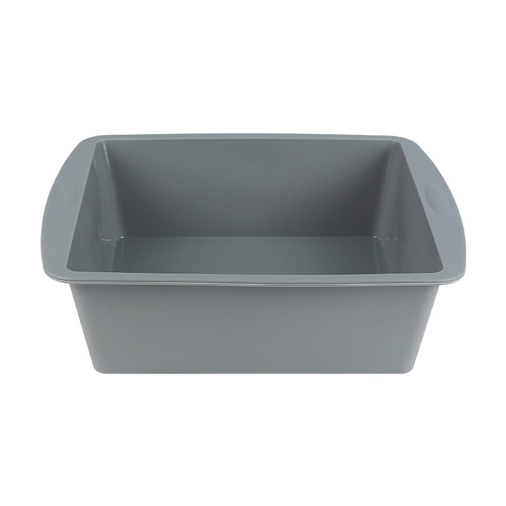Easy Release Silicone Cake Pan Square Baking Pan for Cakes Brownies and DIY Desserts