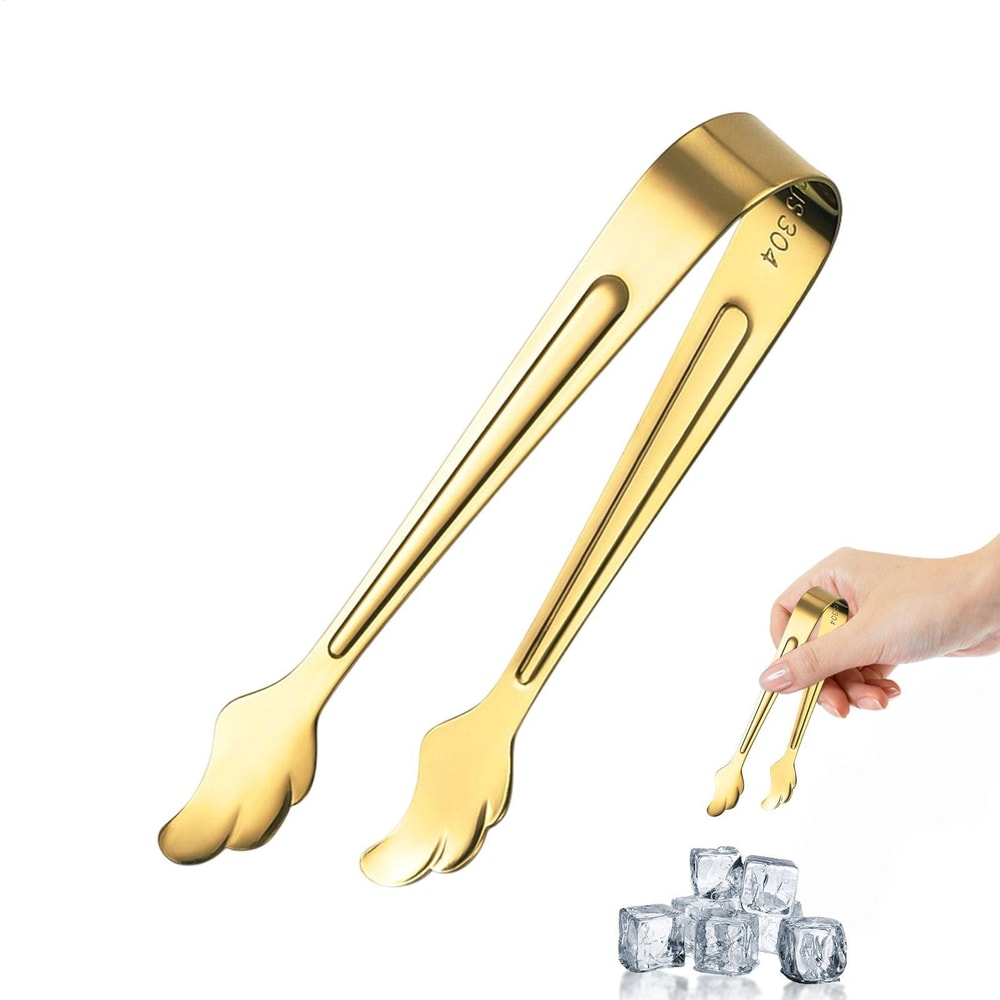 Stainless Steel Mini Serving Tongs for Sugar Ice & Appetizers