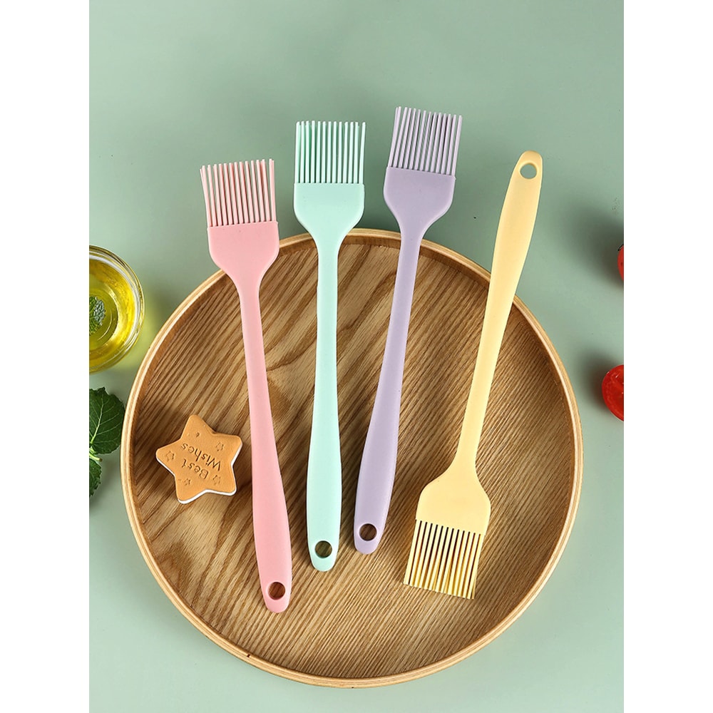 Heat Resistant Silicone Basting Brush For BBQ Baking And Everyday Cooking 0