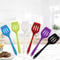 Heat Resistant Silicone Spatula Turner for Pancakes, Steak and Nonstick Cooking