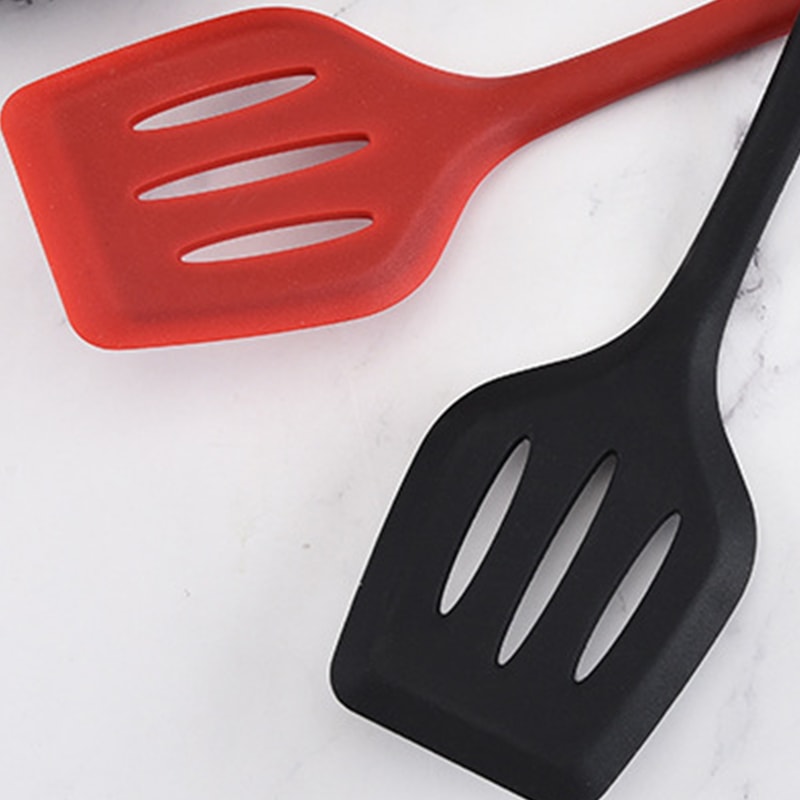 Heat Resistant Silicone Spatula Turner for Pancakes, Steak and Nonstick Cooking