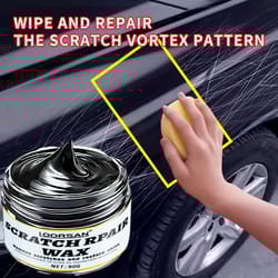 car scratch remover wax for paint and plastic trim