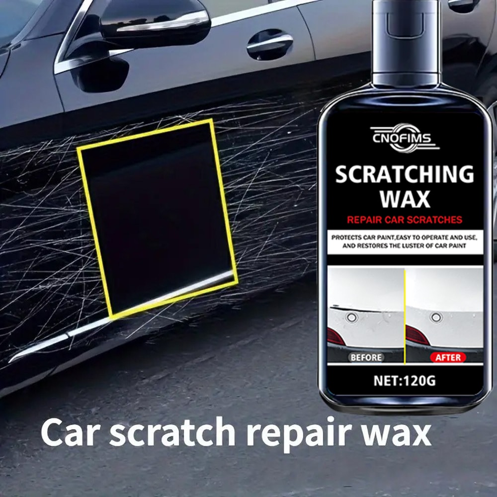 Nano Car Scratch Remover Wax for Light Scratches Swirls and Paint Shine Protection