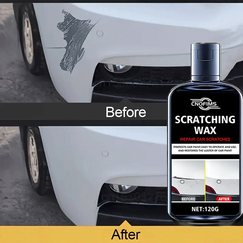 Nano Car Scratch Remover Wax for Light Scratches Swirls and Paint Shine Protection