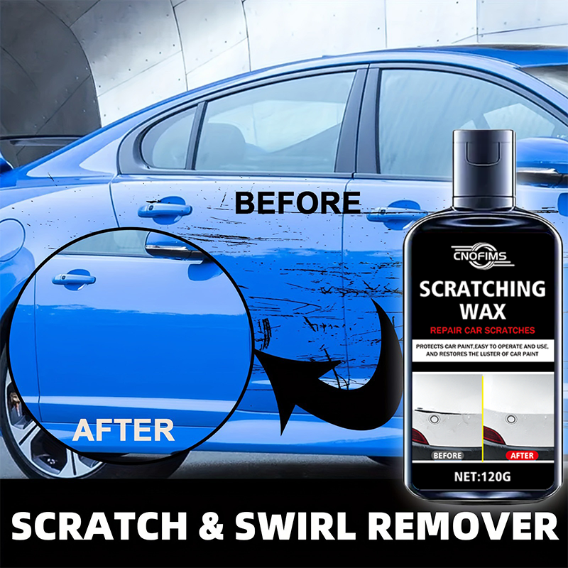 Nano Car Scratch Remover Wax for Light Scratches Swirls and Paint Shine Protection