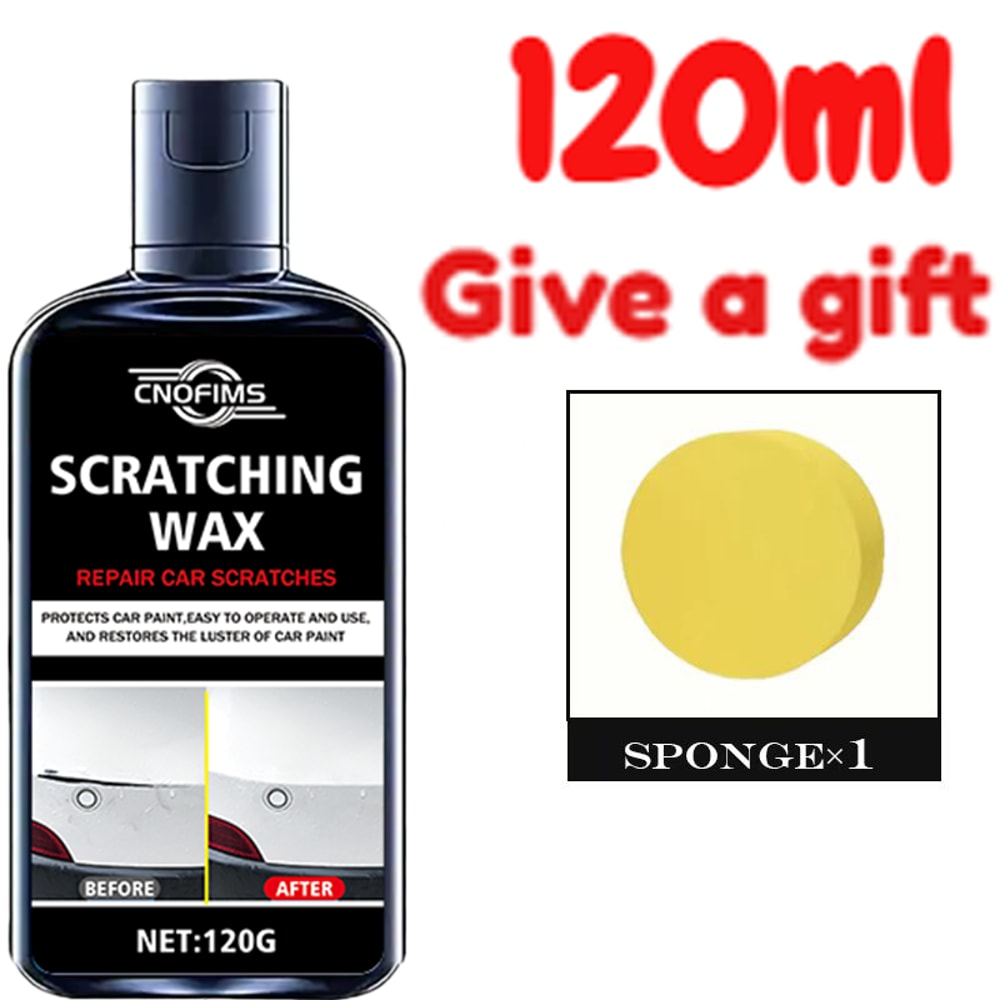 Nano Car Scratch Remover Wax for Light Scratches Swirls and Paint Shine Protection