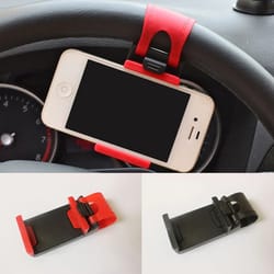 car steering wheel phone holder mount clip for bike gps navigation