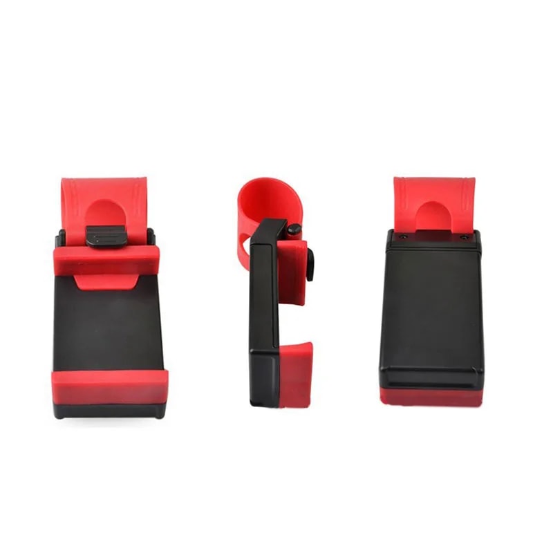 Car Steering Wheel Phone Holder Mount Clip For Bike GPS Navigation 1