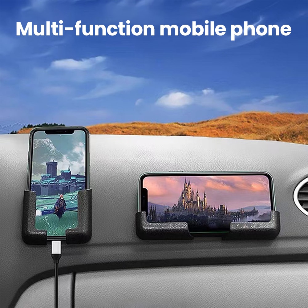 Universal Car Phone Mount Holder Compact Lightweight Space Saving Phone Stand For Auto Interior 2