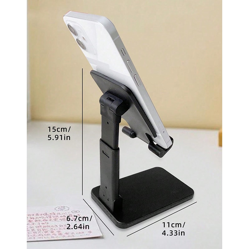Adjustable Desktop Phone Stand Universal Mobile Holder with Height & Angle Adjustment