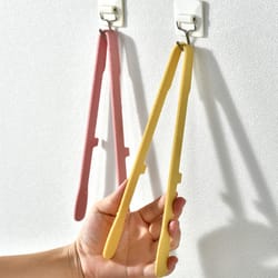 non slip silicone food tongs for kitchen & bbq trivet, clamp and grill tools