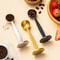 Coffee Scoop Stainless Steel Measuring Spoon with Pressed Bottom for Coffee Grinding & Pressing