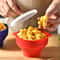 Microwave Popcorn Bowl Silicone DIY Popcorn Maker With Lid Fruit Dish Chips Bucket High Quality Kit 4