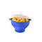 Microwave Popcorn Bowl Silicone DIY Popcorn Maker With Lid Fruit Dish Chips Bucket High Quality Kit 6