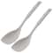 Silicone Mixing Spoon with Non Slip Round Handle Versatile Cooking Utensil for Stirring & Scooping