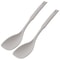 Silicone Mixing Spoon with Non Slip Round Handle Versatile Cooking Utensil for Stirring & Scooping