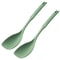 Silicone Mixing Spoon with Non Slip Round Handle Versatile Cooking Utensil for Stirring & Scooping