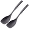Silicone Mixing Spoon with Non Slip Round Handle Versatile Cooking Utensil for Stirring & Scooping