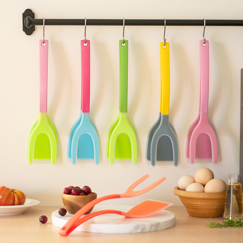 Grip Flip Non Stick Nylon Spatula Tongs Ideal for Pancakes Eggs Omelets Fish & French Toast